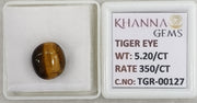5.2/CT Tiger Eye with Govt. Lab Certificate-TGR00127
